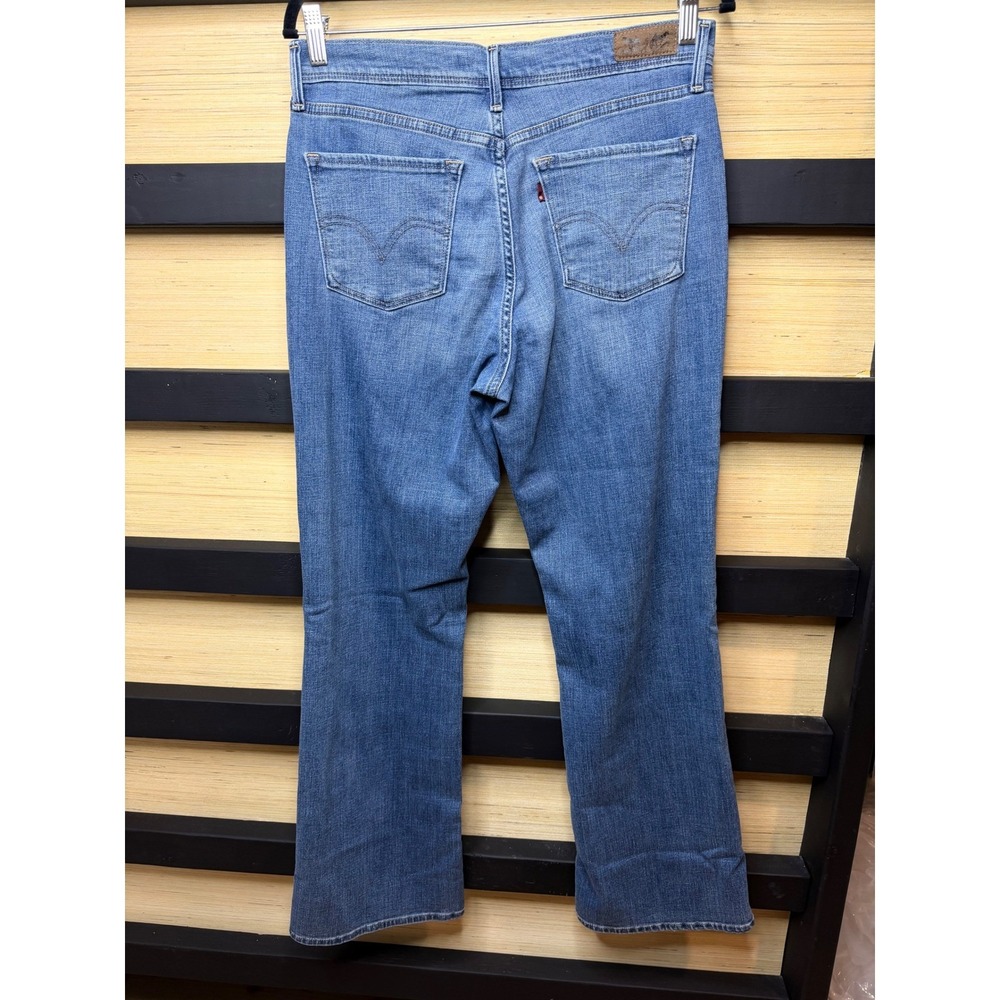 Levis 512 Bootcut Jeans Womens 8 Medium Wash Perfectly Slimming Blue Denim - Picture 6 of 16